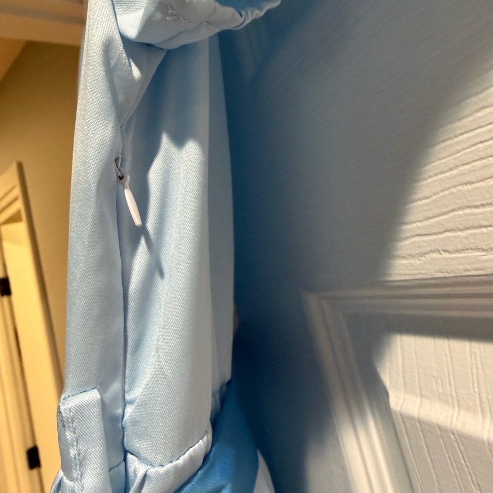 Light Blue Satin Dress used for Wendy costume - Picture 5 of 8